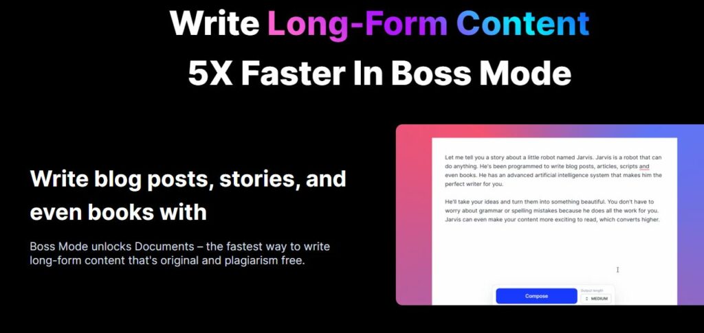 Boss Mode Writes 5x Faster